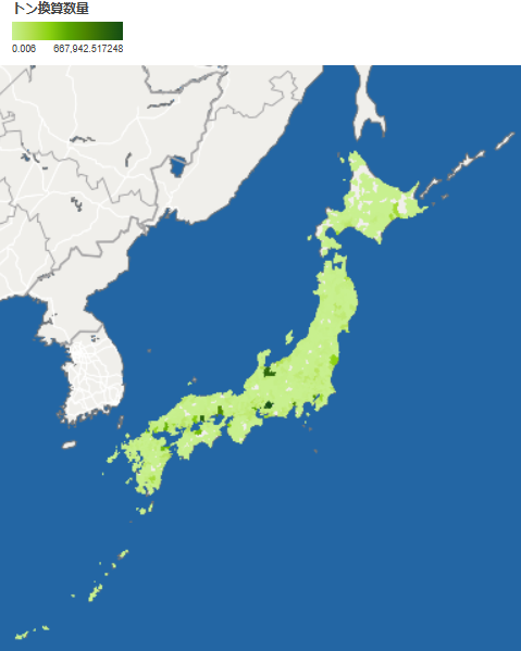 今月のピックアップ業種(製造業)の地図)